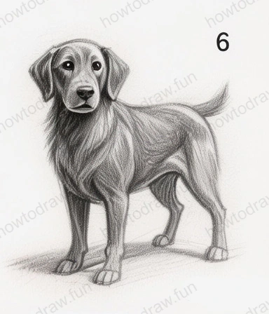 Final touches with highlights and adjustments to features.