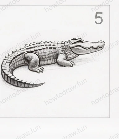 Step 5: Refining texture and shadows for realism.