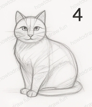 Details added, including whiskers and fur texture.