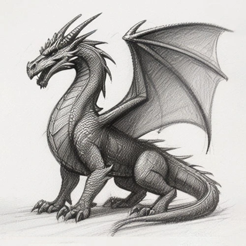 How to Draw a Detailed Dragon