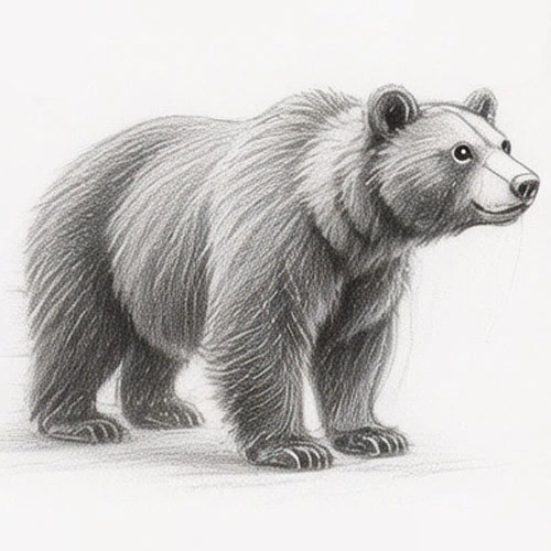 How to Draw a Semi-Realistic Bear