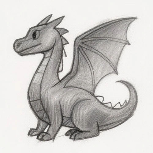 How to Draw a Basic Dragon